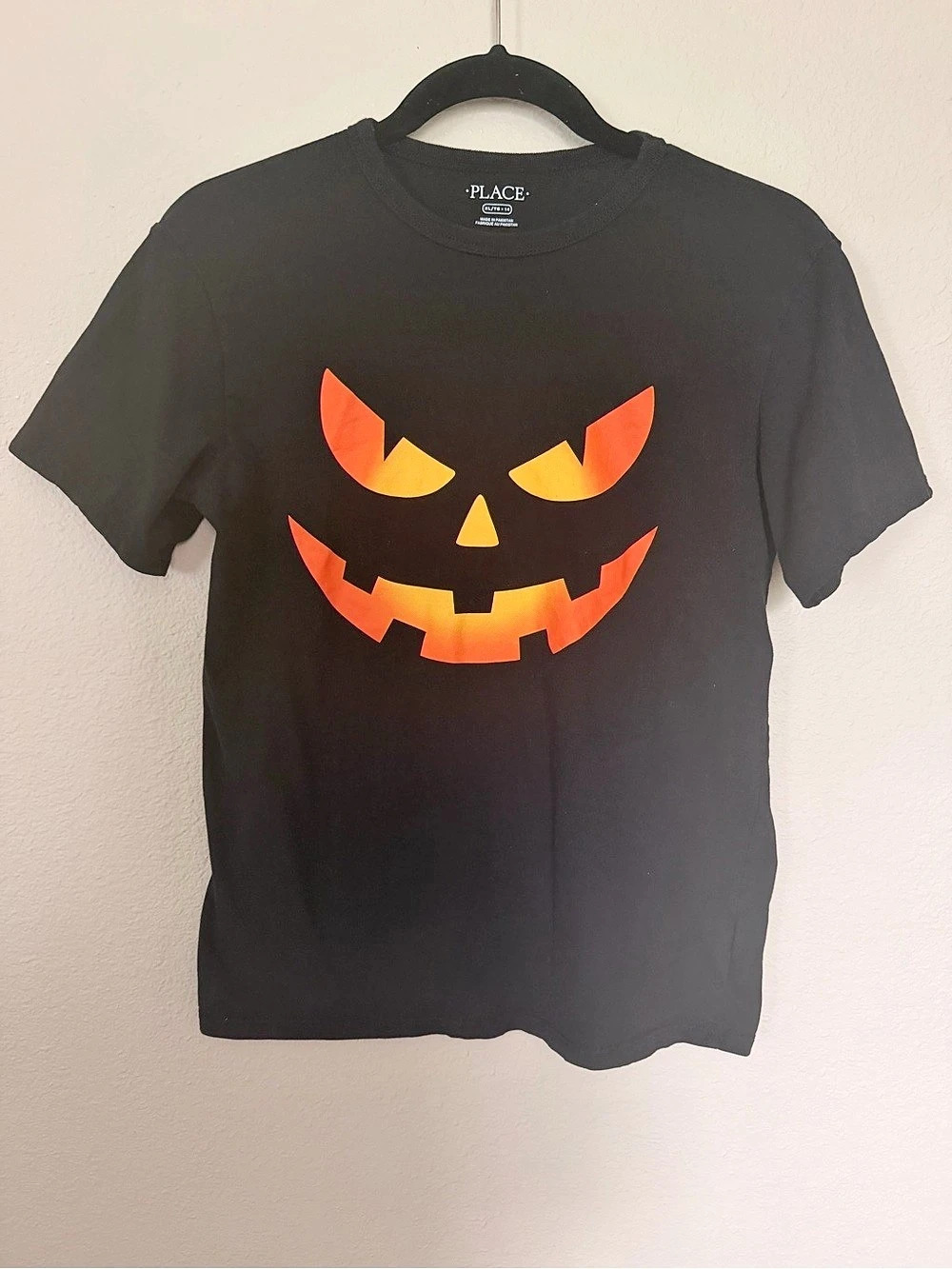 PLACE Pumpkin Graphic Short Sleeve Tee XL Like New